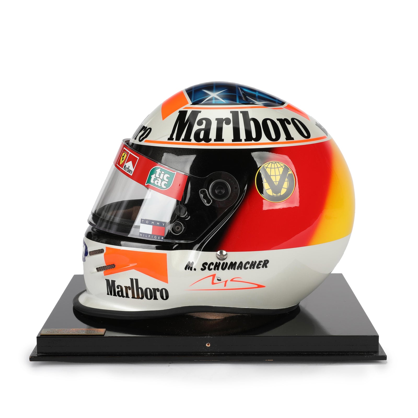 LOT 707 - Michael Schumacher Replica 1999 Scuderia Ferrari Helmet - Monaco GP