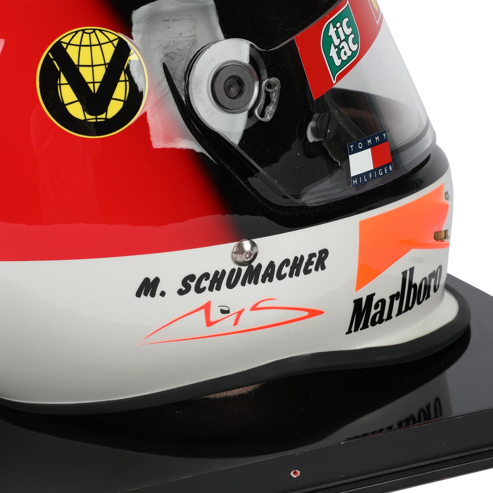 LOT 707 - Michael Schumacher Replica 1999 Scuderia Ferrari Helmet - Monaco GP