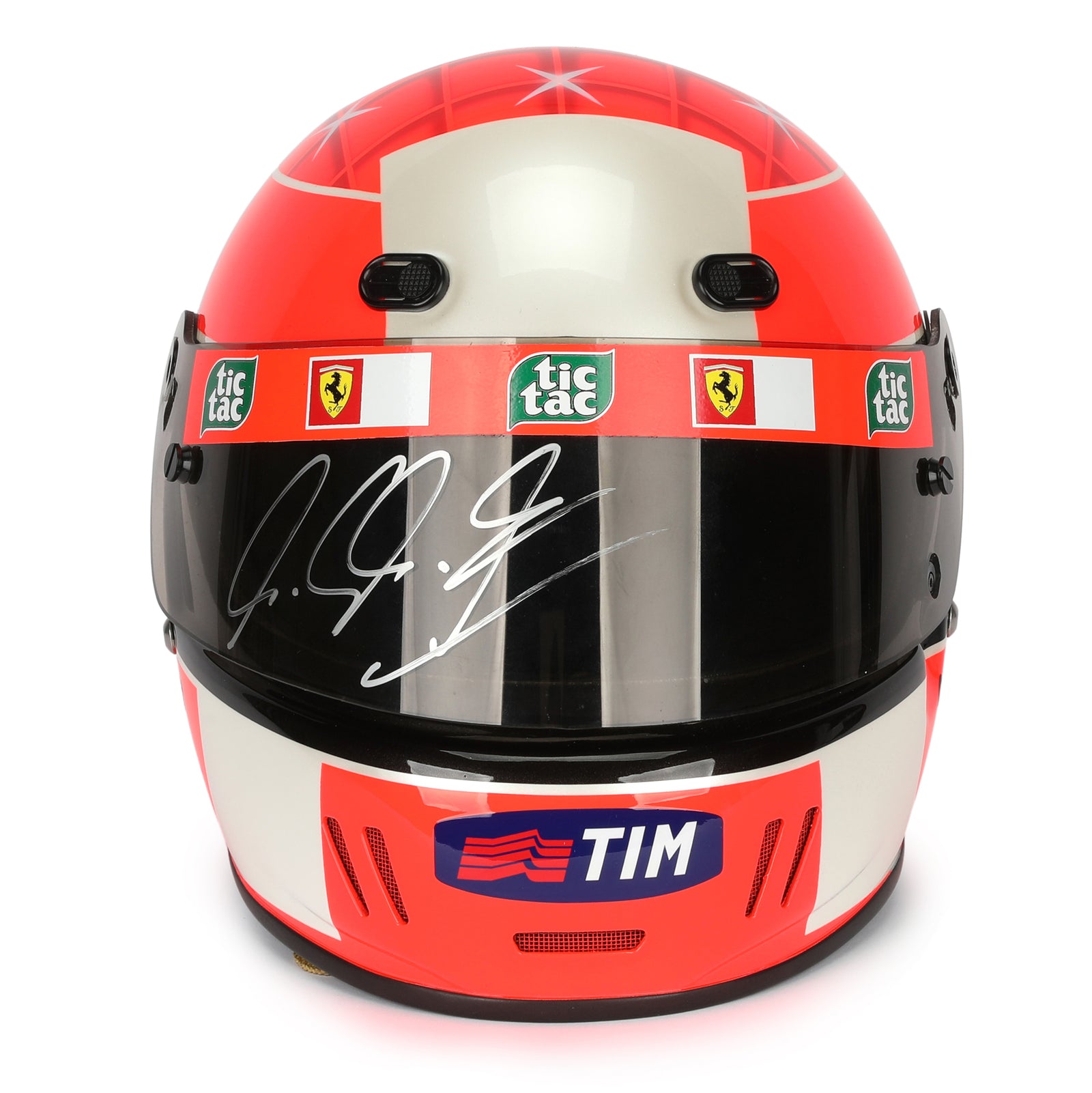 The Silverstone Auction LOT 009 - Michael Schumacher Signed 2000 Ferrari Replica Helmet