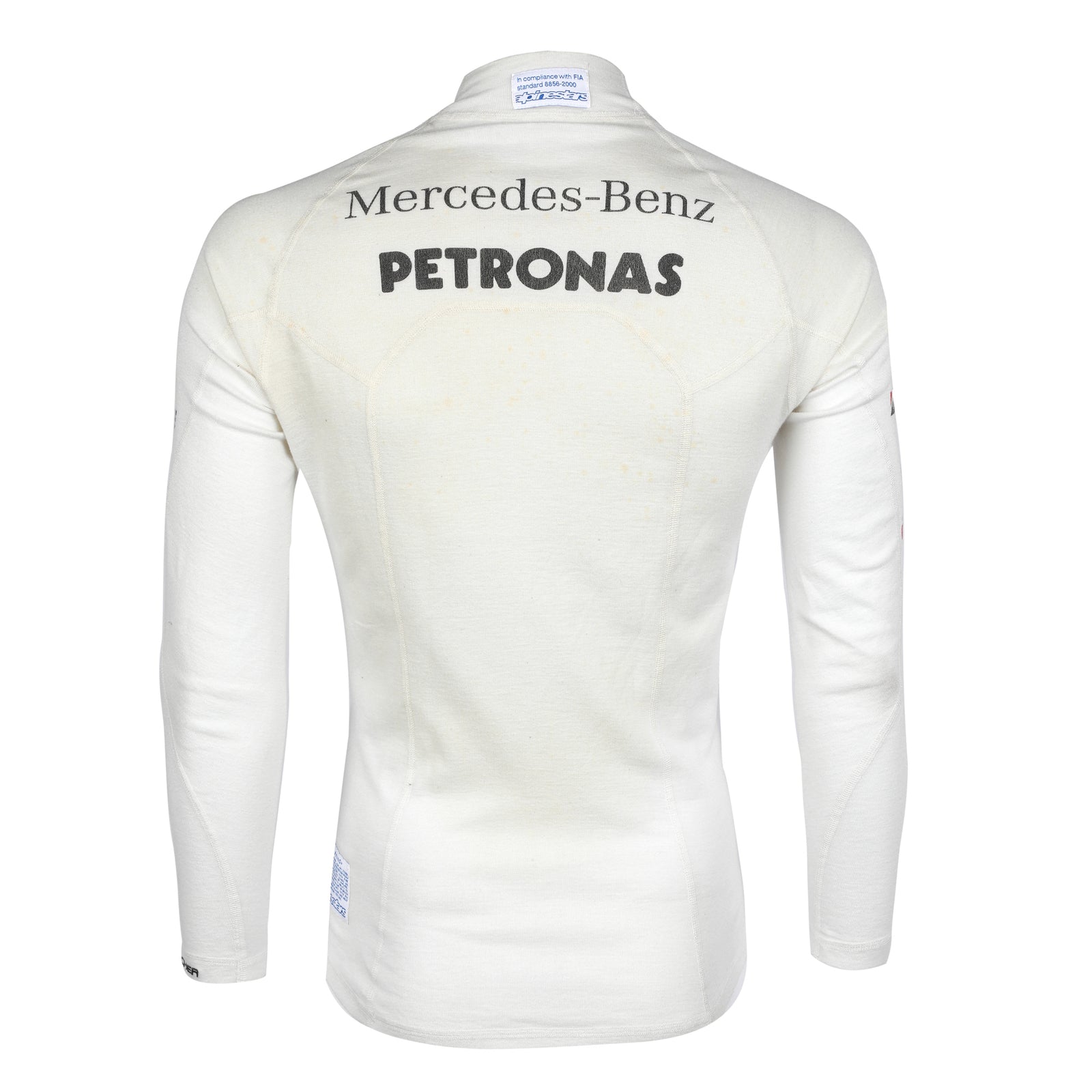 LOT 741 - Michael Schumacher 2010 Mercedes Nomex - Japan GP Used Signed