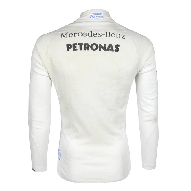 LOT 741 - Michael Schumacher 2010 Mercedes Nomex - Japan GP Used Signed