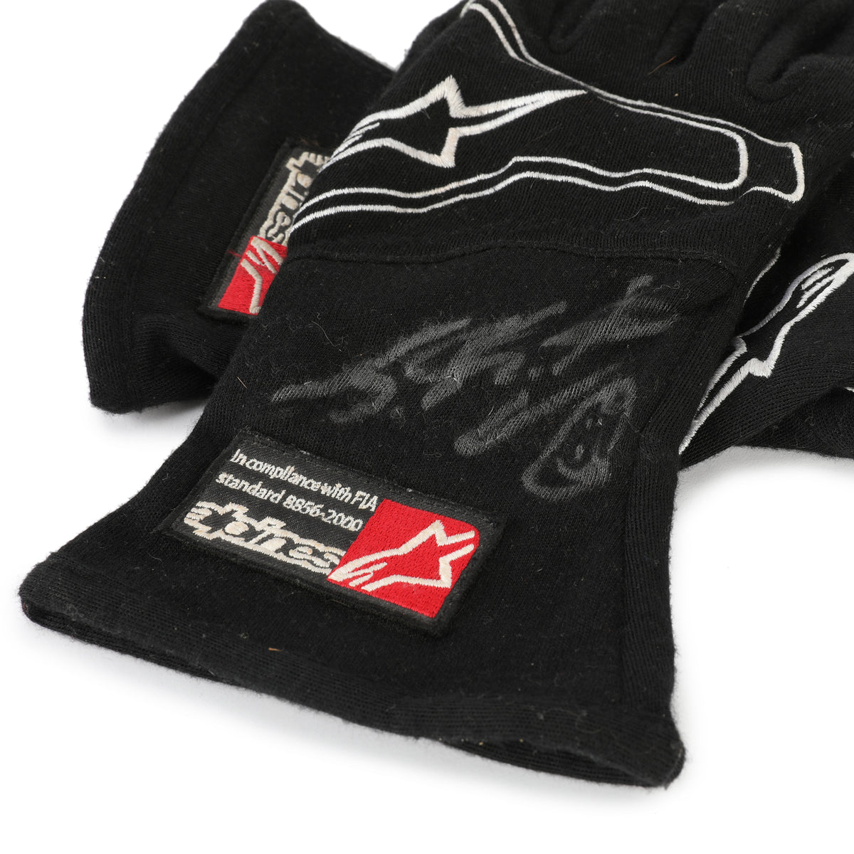The Austin Auction LOT 067 - Michael Schumacher 2010 Signed Alpinestars Racing Gloves