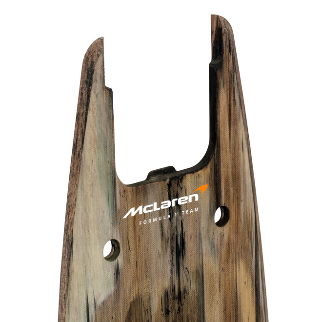 Lando Norris 2025 McLaren Grand Prix Used Rear Skid Plank Wall Art - Saudi Arabian GP