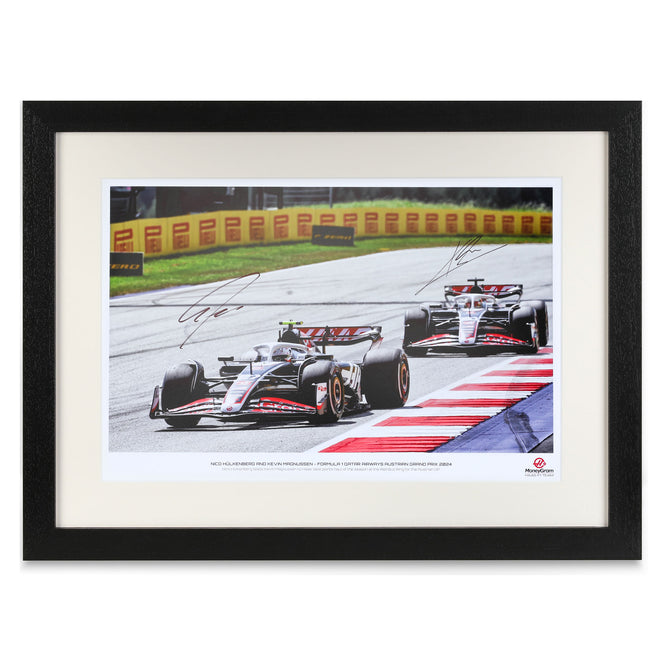 Nico Hulkenberg & Kevin Magnussen 2024 Dual Signed Photo – Austrian Grand Prix