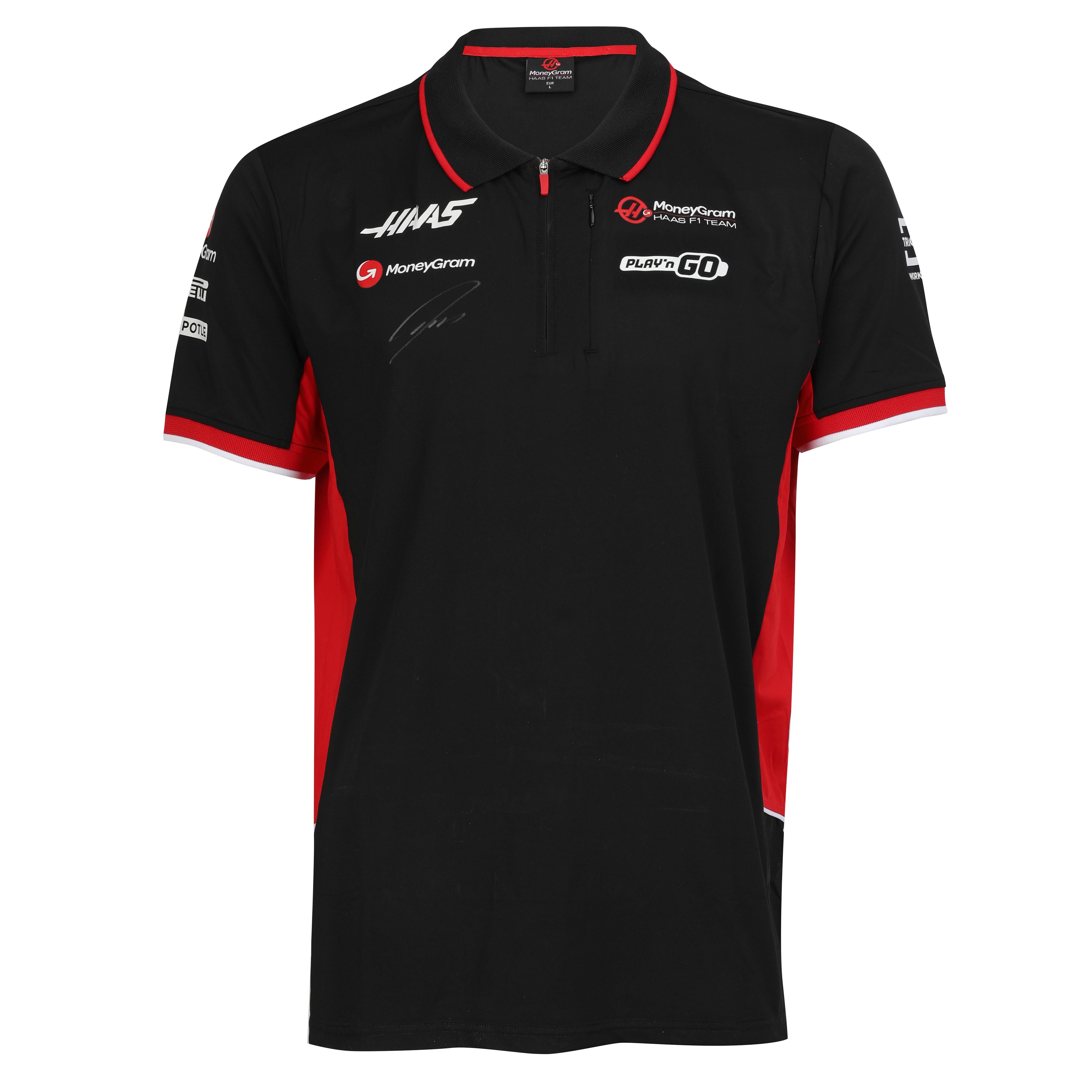Nico Hulkenberg Signed 2024 Haas F1 Team Polo Shirt – F1 Authentics