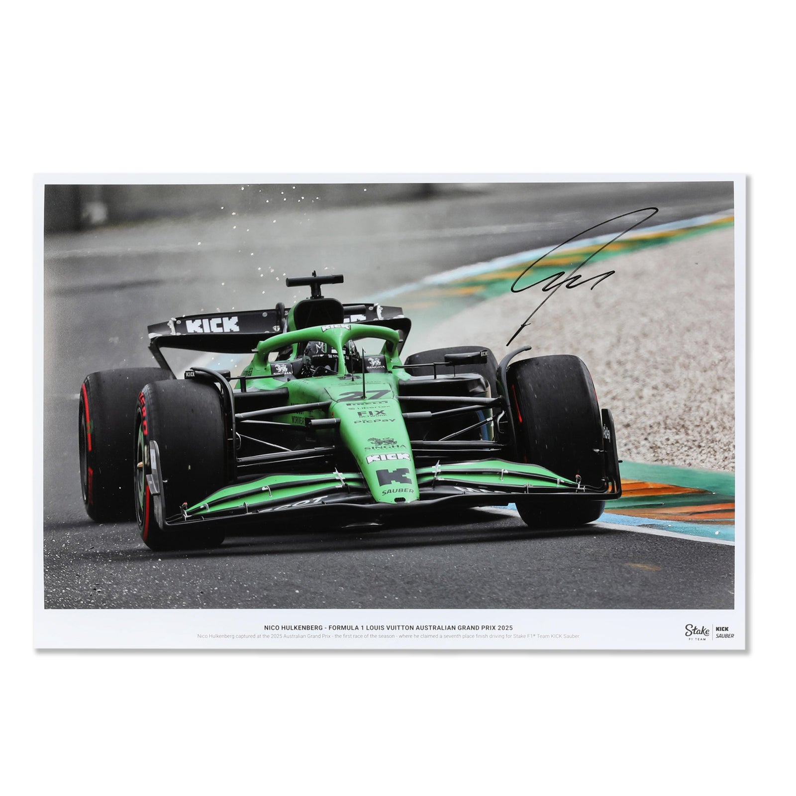 Nico Hulkenberg 2025 Signed Print - Australian GP