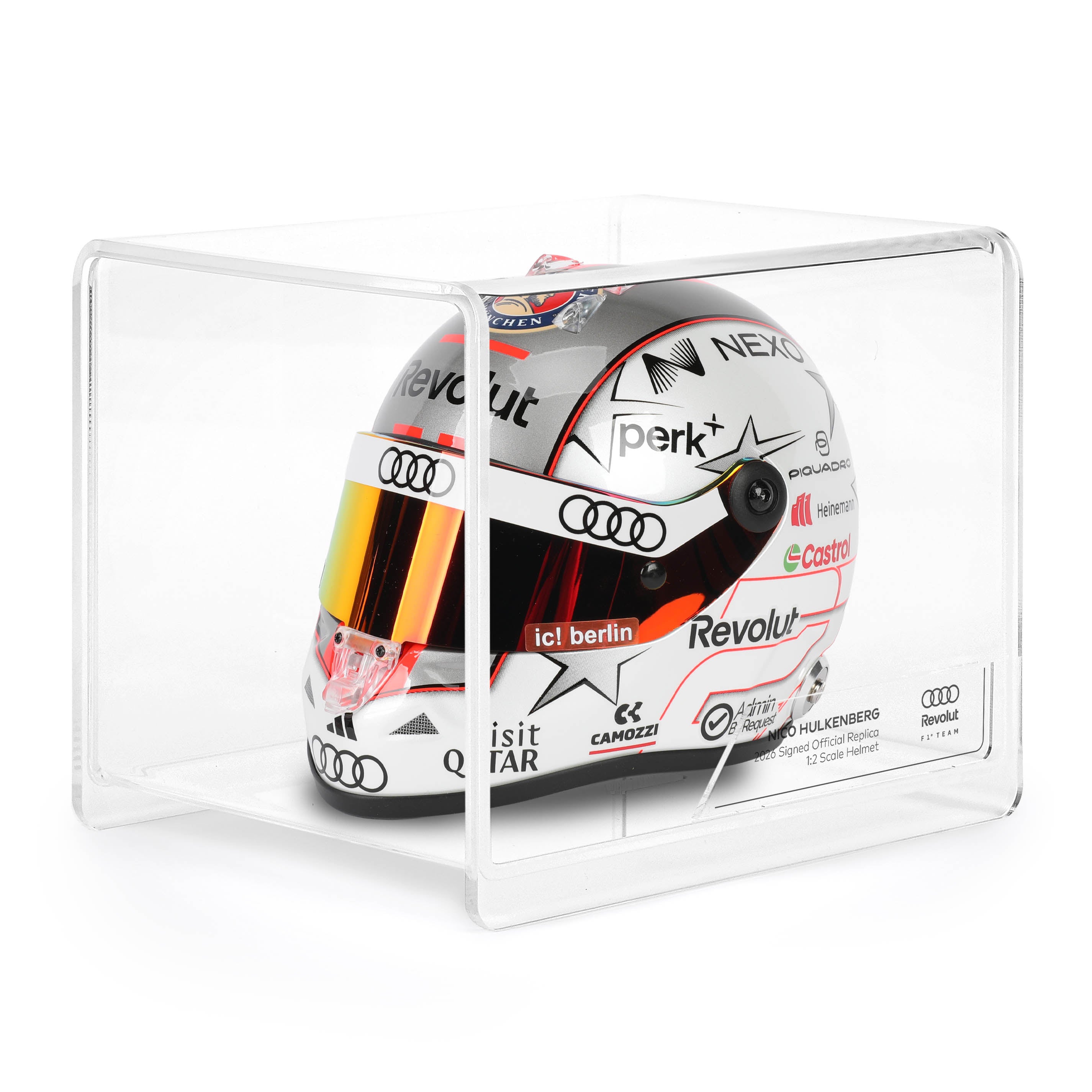 Nico Hülkenberg Signed 2026 Audi F1 Team 1:2 Scale Helmet – F1