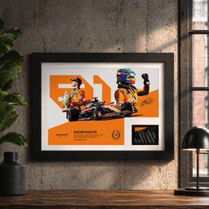 Limited Edition Oscar Piastri 2024 Constructors’ Champions Bodywork & Photo