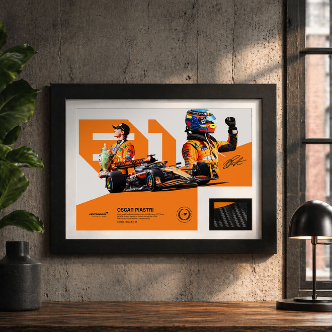 Limited Edition Oscar Piastri 2024 Constructors’ Champions Bodywork & Photo