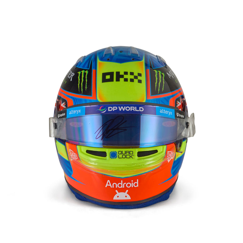 Oscar Piastri 2024 Signed Race-Used Helmet - Bahrain GP