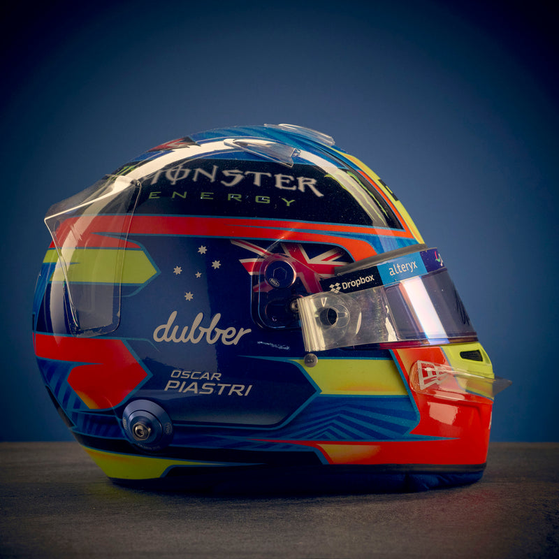 Oscar Piastri 2024 Signed Race-Used Helmet - Bahrain GP