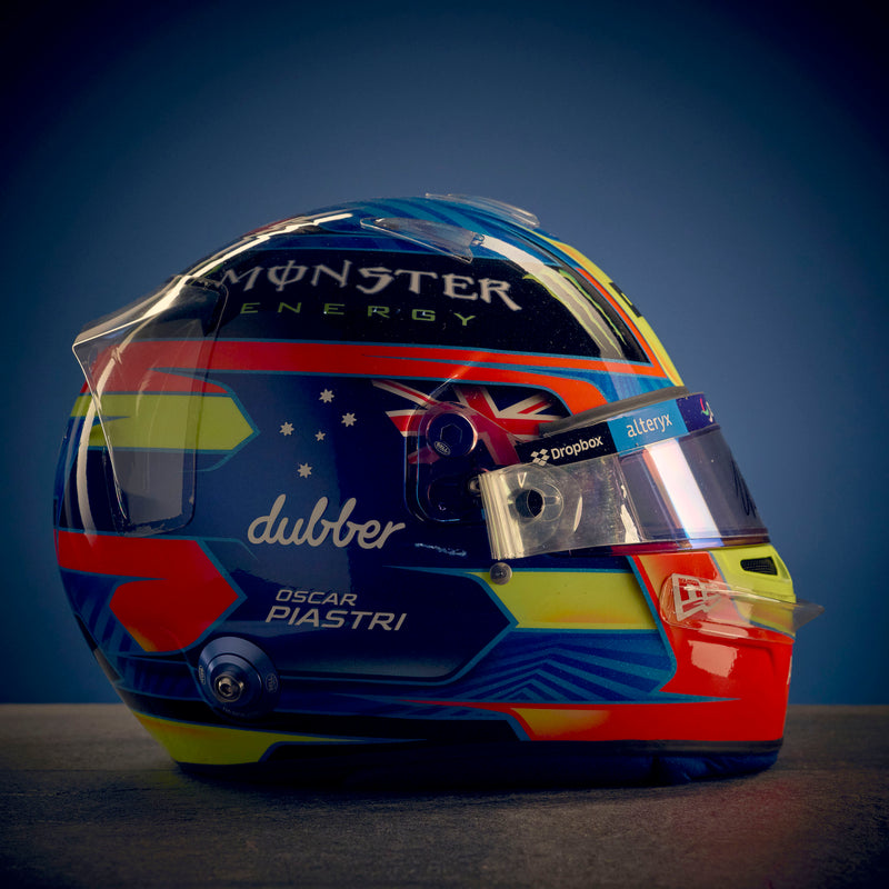 Oscar Piastri 2024 Signed Race-Used Helmet - Bahrain GP