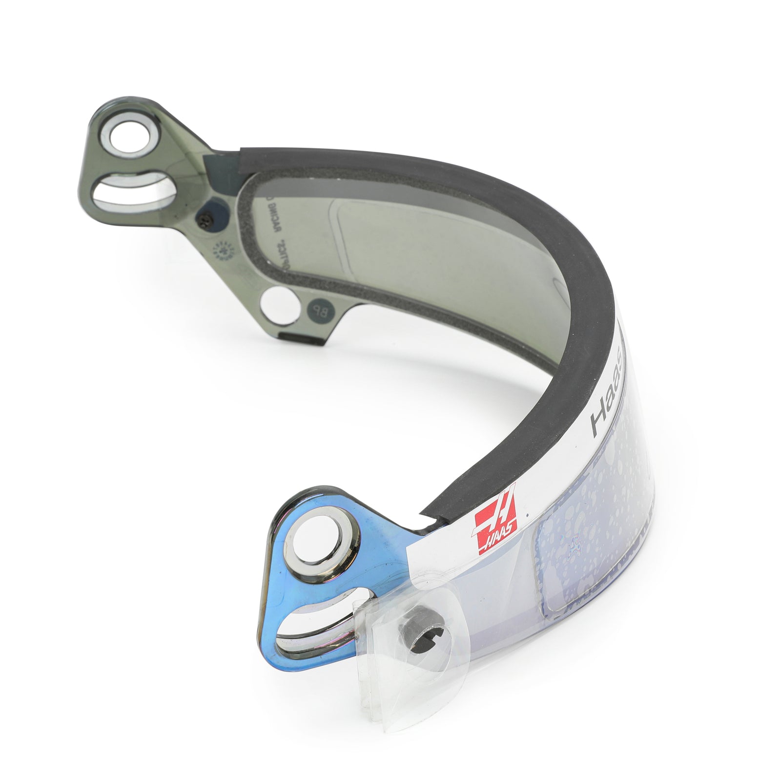 LOT 643 - Oliver Bearman 2025 HAAS Visor – China GP Used Signed