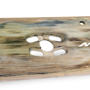 Oscar Piastri 2025 McLaren F1 Team Australian Grand Prix race-used rear skid plank wall art crafted from authentic Formula 1 race car bodywork