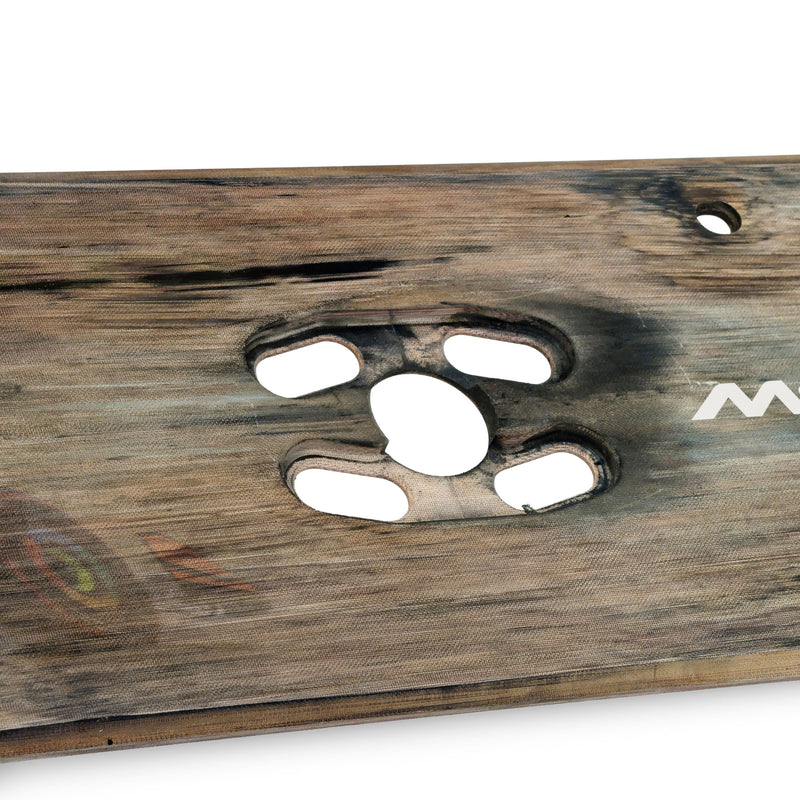 Oscar Piastri 2025 McLaren F1 Team Race Used Rear Skid Plank Wall Art - Japanese GP