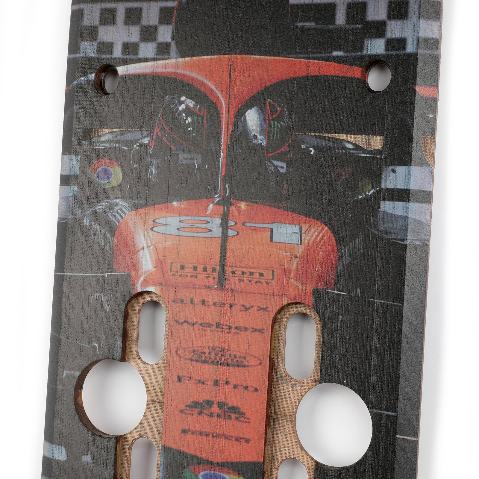 Oscar Piastri 2024 McLaren F1 Team Race Used Front Skid Plank Wall Art - Singapore GP