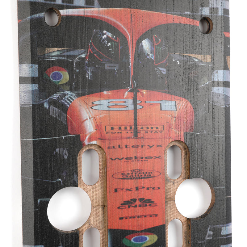Oscar Piastri 2024 McLaren F1 Team Race Used Front Skid Plank Wall Art - Singapore GP