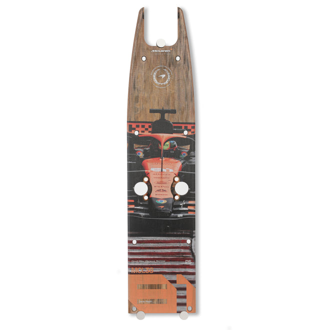 Oscar Piastri 2024 McLaren F1 Team Race Used Skid Plank Wall Art - Canadian GP