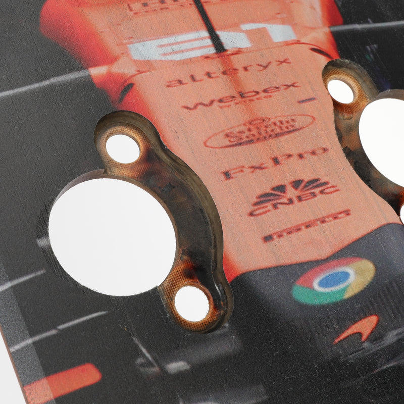 Oscar Piastri 2024 McLaren F1 Team Race Used Skid Plank Wall Art - Canadian GP