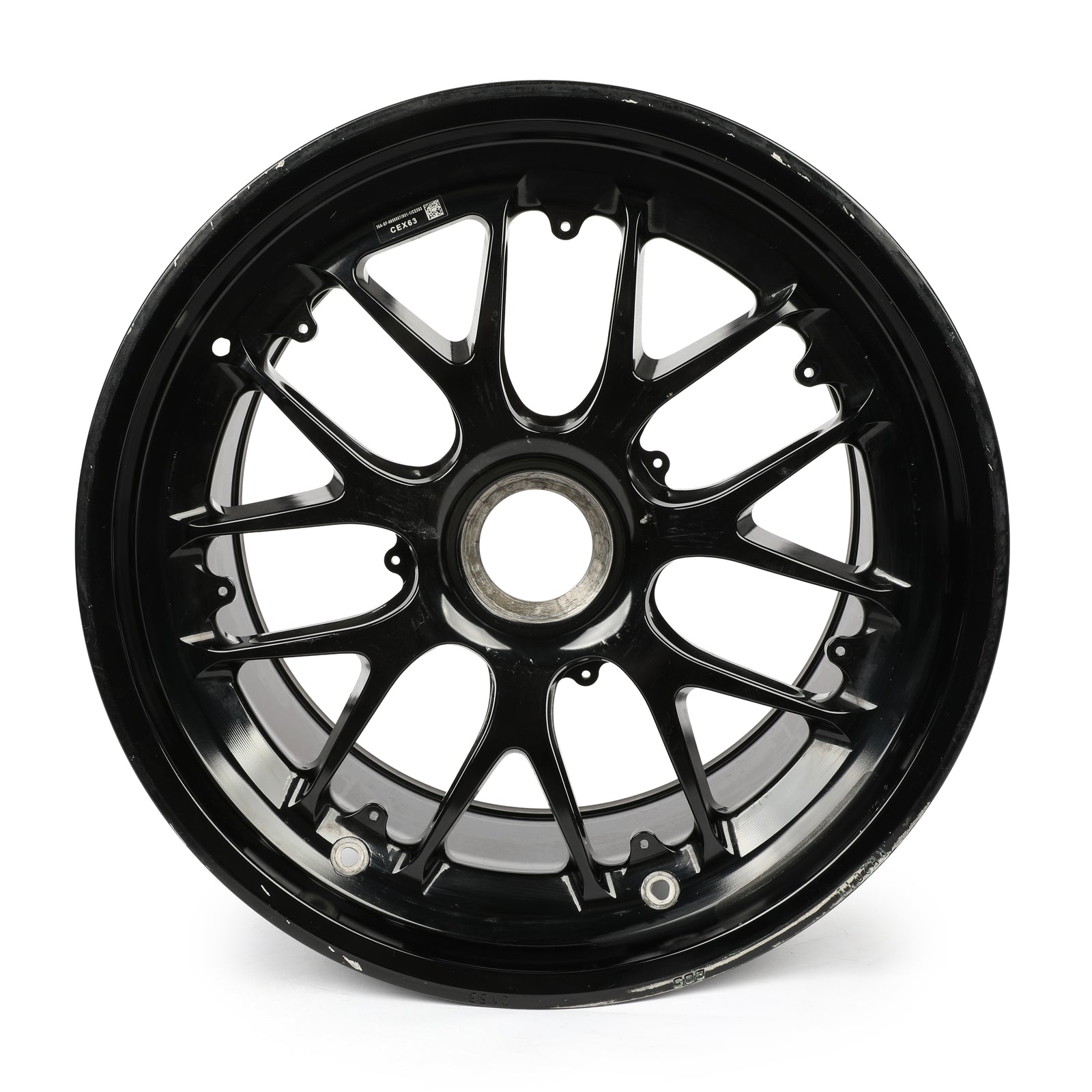 Oscar Piastri McLaren F1 front wheel rim table 2024 Bahrain GP collector display piece