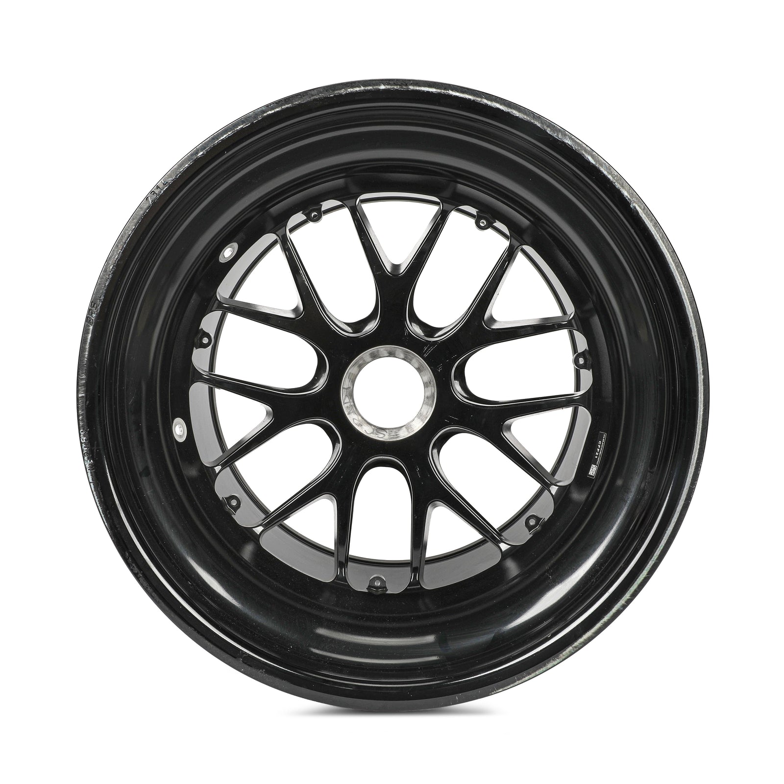 Auction LOT 013 - Oscar Piastri 2024 Race Used McLaren Formula 1 Team Rear Wheel Rim Table - Saudi Arabian GP