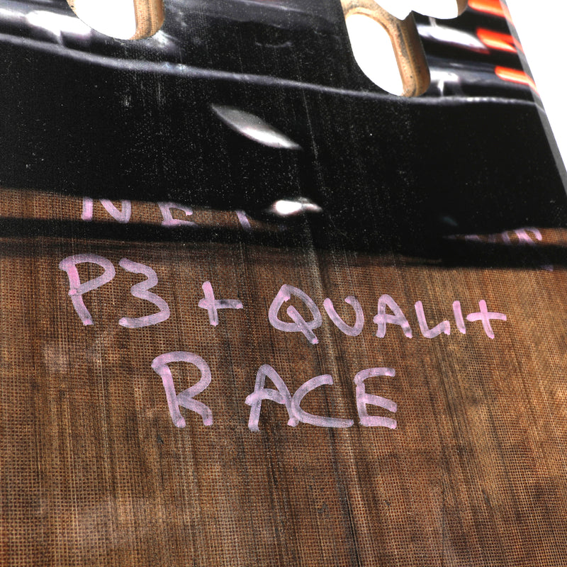 Oscar Piastri 2024 McLaren Formula One Team Race Used Front Skid Plank Wall Art - Netherlands GP