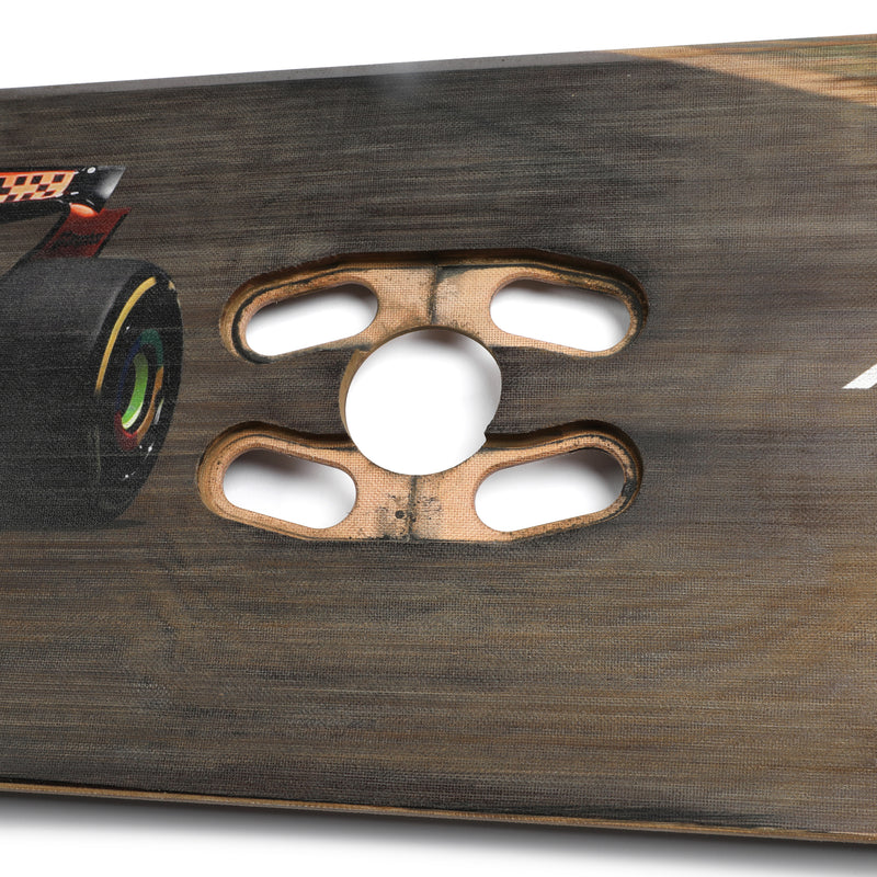 Oscar Piastri 2024 McLaren Formula One Team Grand Prix Used Rear Skid Plank Wall Art - Brazilian GP