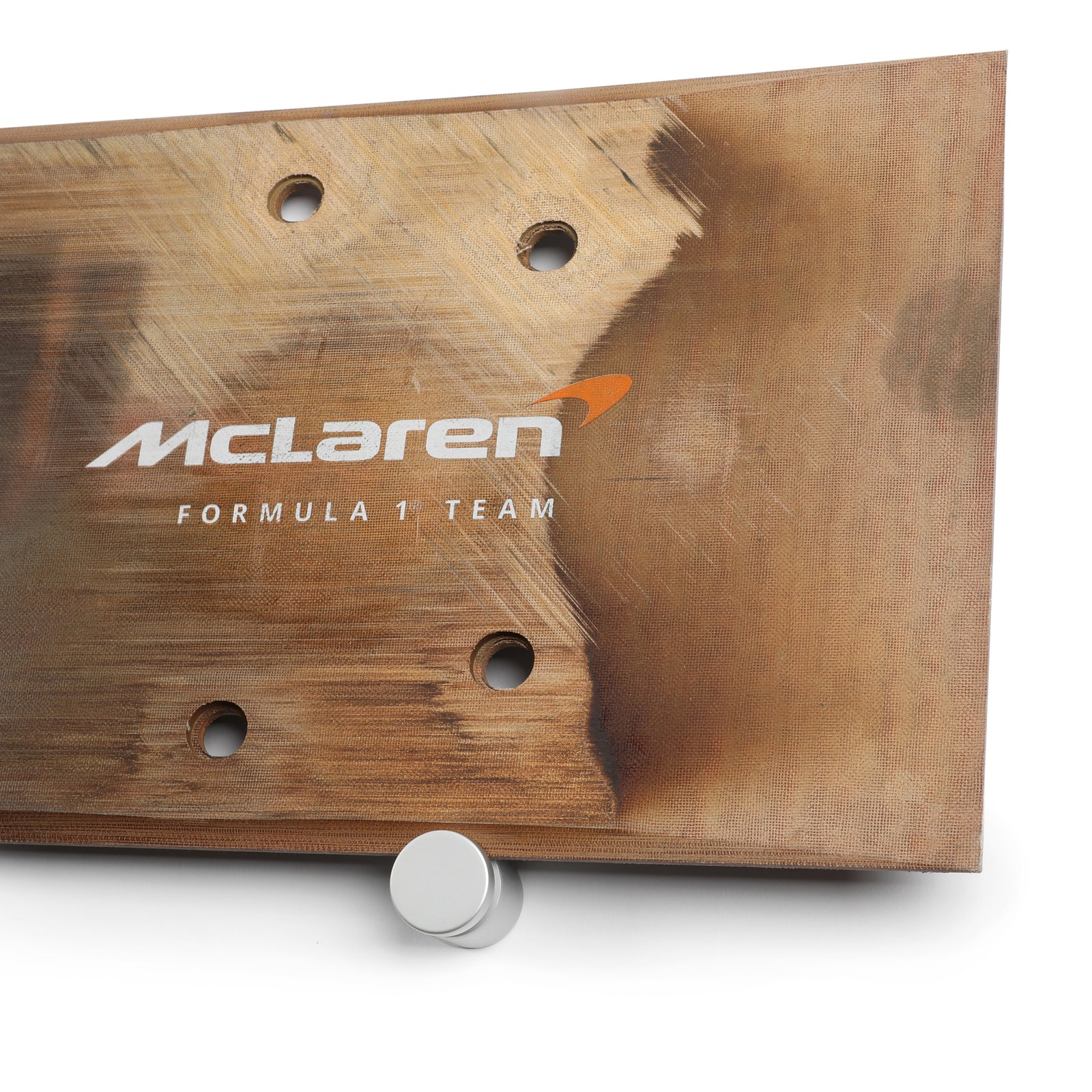 Oscar Piastri 2024 McLaren F1 Team Grand Prix Used Skid Plank Wall Art - Chinese GP