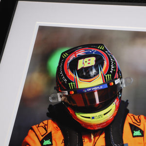 LOT 025 - Limited Edition Oscar Piastri 2025 McLaren F1 Team Signed Photo - Chinese GP - Edition 1