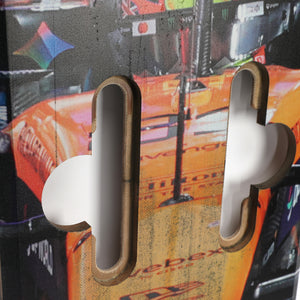 Oscar Piastri 2025 McLaren F1 Team Formula 1 front skid plank wall art from the Qatar Grand Prix for collectors
