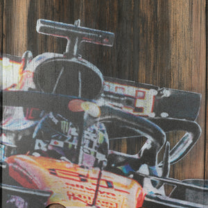 Oscar Piastri 2025 McLaren F1 Team Grand Prix Used Front Skid Plank Wall Art - US GP