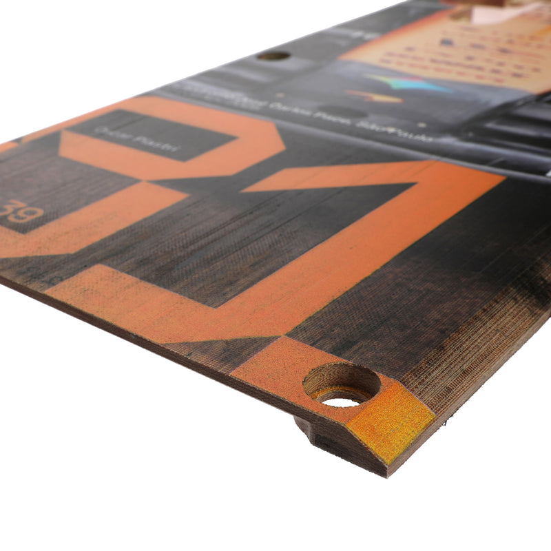 Oscar Piastri 2025 McLaren F1 Team Race Used Front Skid Plank Wall Art - Brazilian GP