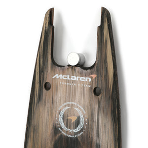 Oscar Piastri 2025 McLaren F1 Team Mexican Grand Prix race-used front skid plank wall art premium Formula 1 collector display