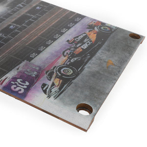 Oscar Piastri 2025 McLaren F1 Team Saudi Arabian Grand Prix-used front skid plank wall art, authentic Formula 1 race-used memorabilia for collectors