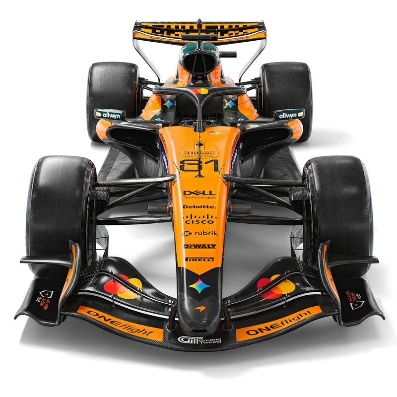 Oscar Piastri 2026 McLaren MCL40 1:8 Scale Model - Miami GP Amalgam Collection