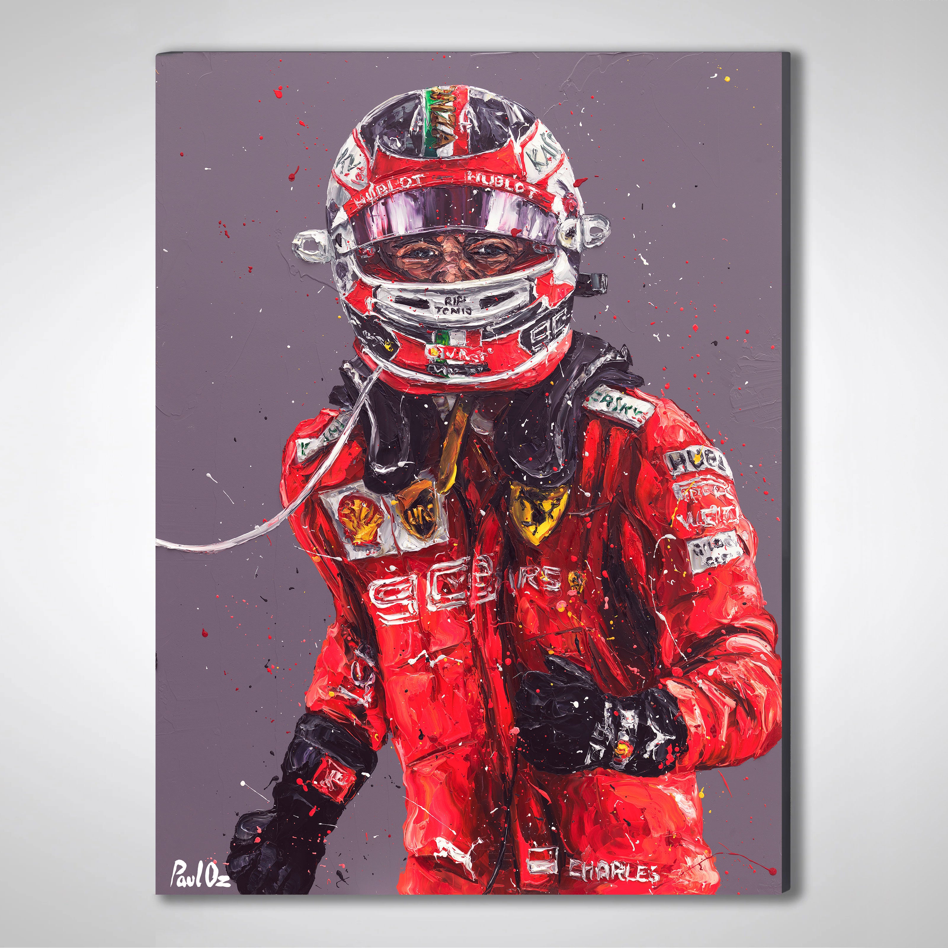 Charles Leclerc Embellished Print – Paul Oz