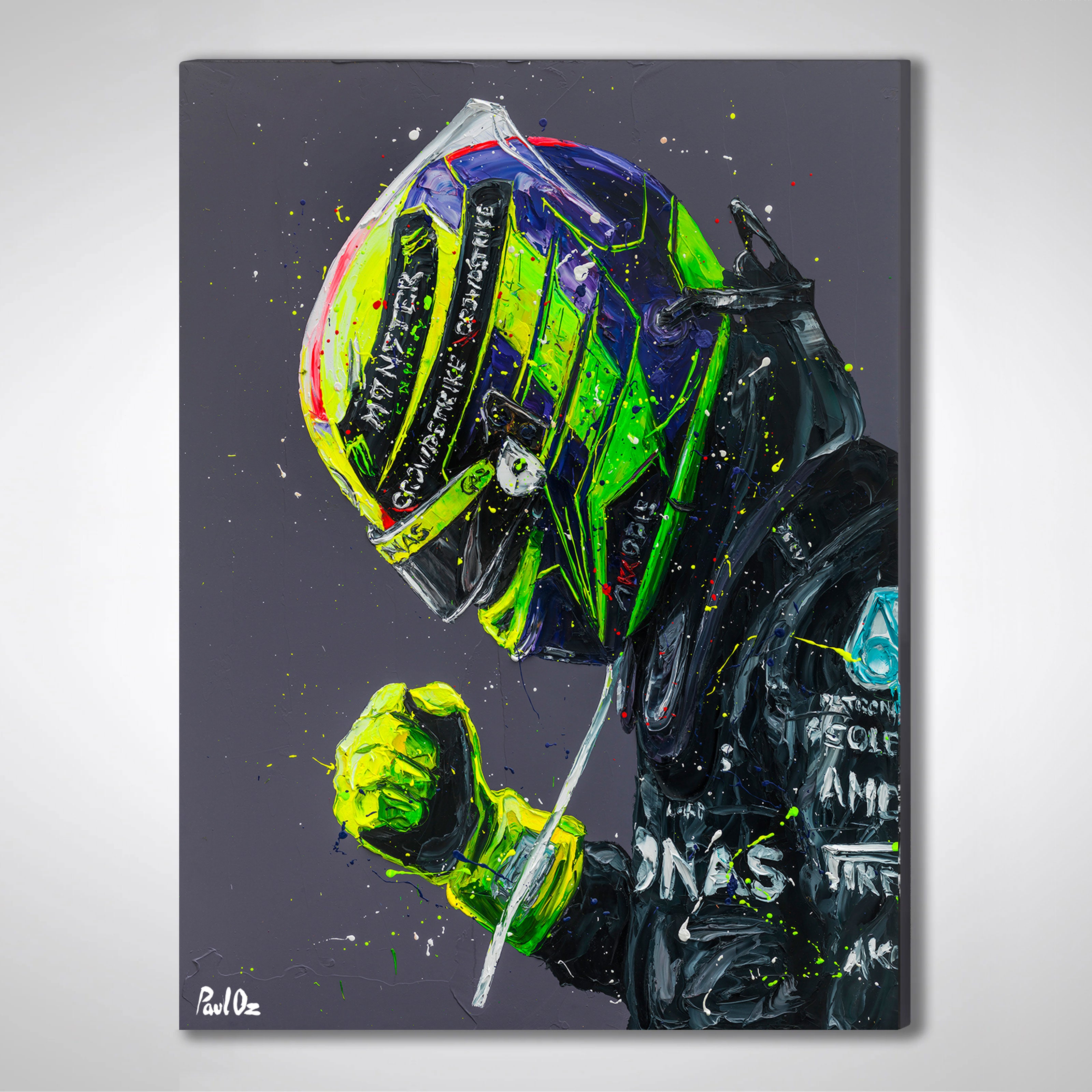 Lewis Hamilton 2023 Australian GP Embellished Print – Paul Oz