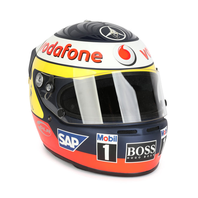 The Miami Auction LOT 014 - Pedro de la Rosa 2007 Signed Replica Helmet