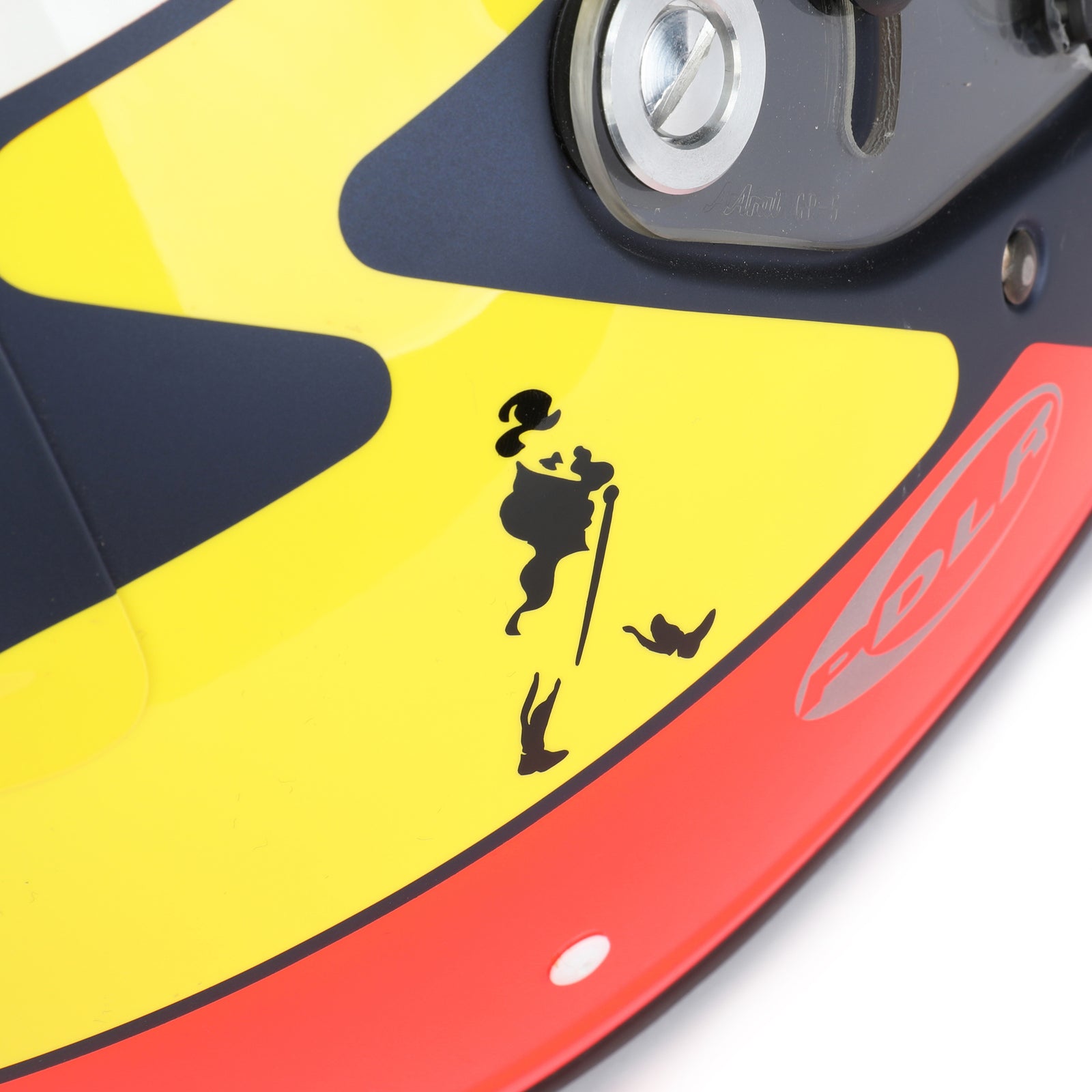 Miami Auction LOT 028 - Pedro de la Rosa 2007 Signed Replica Helmet