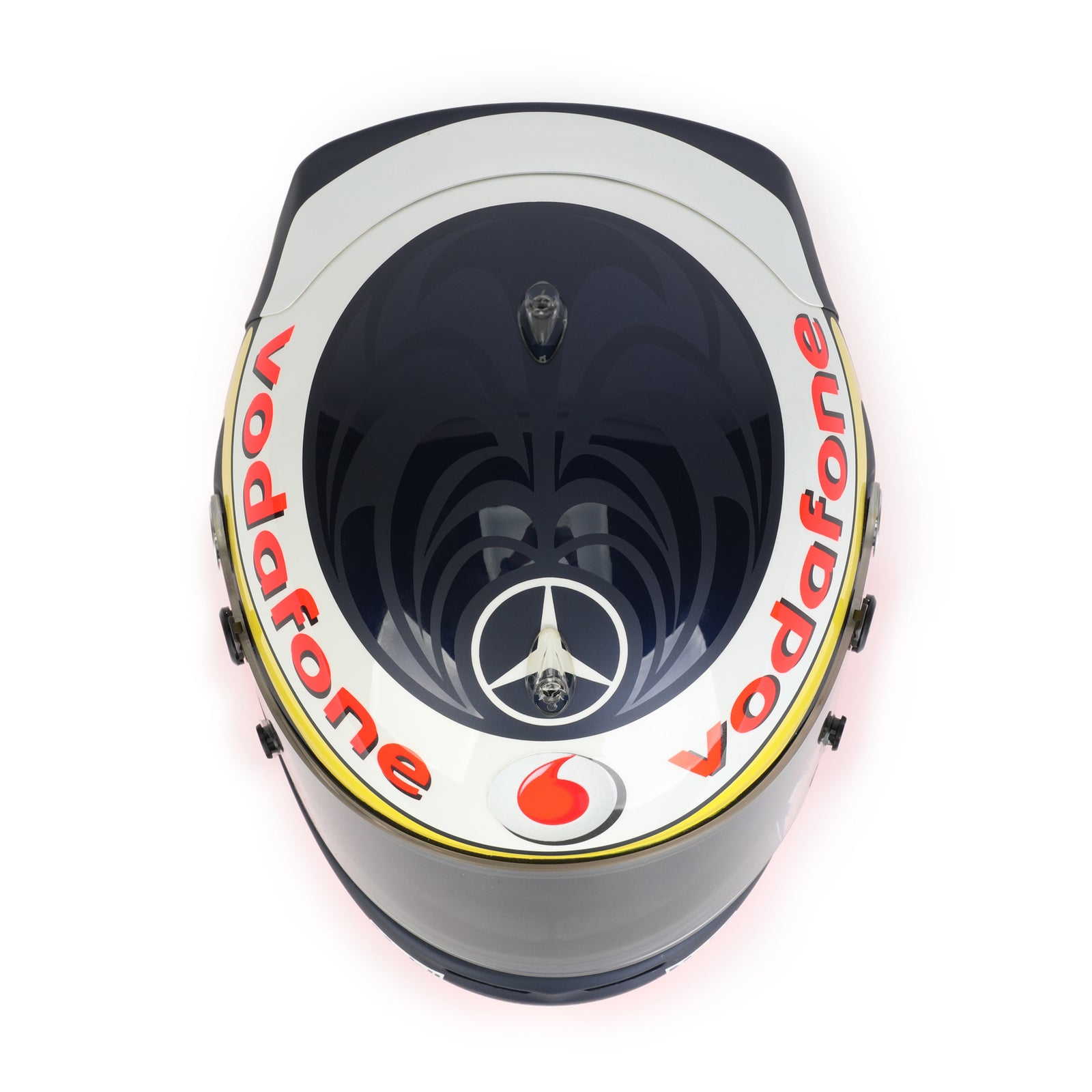 Miami Auction LOT 028 - Pedro de la Rosa 2007 Signed Replica Helmet