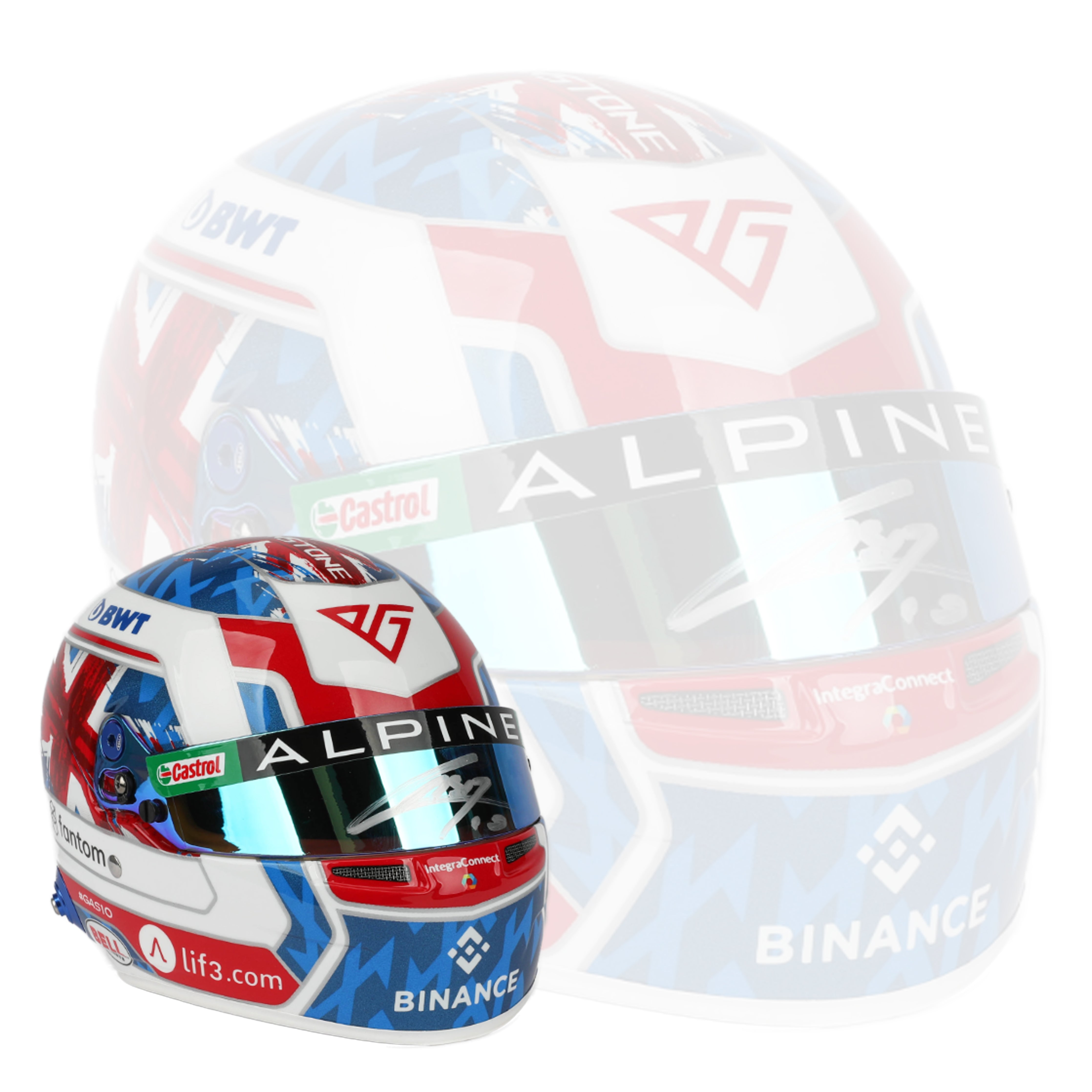 Pierre Gasly 2023 Signed 1:2 Scale Helmet – British GP