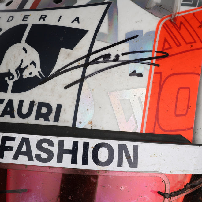 Season Launch LOT 037 - Pierre Gasly 2022 Signed Race Used Helmet – Australian GP