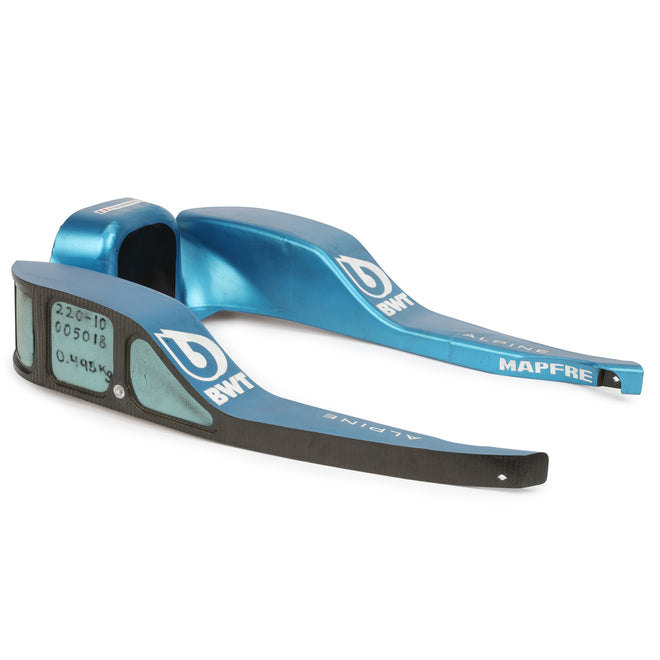 Pierre Gasly 2022 Alpine Headrest Assembly - Post Season Test Used