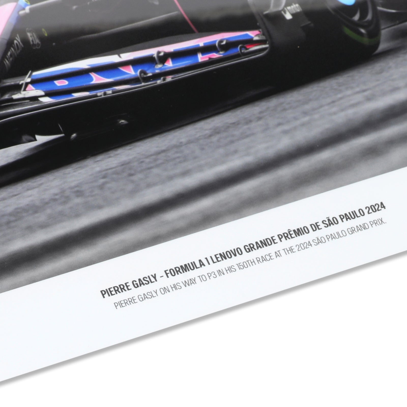 Pierre Gasly 2024 Signed Alpine Print - Brazilian GP