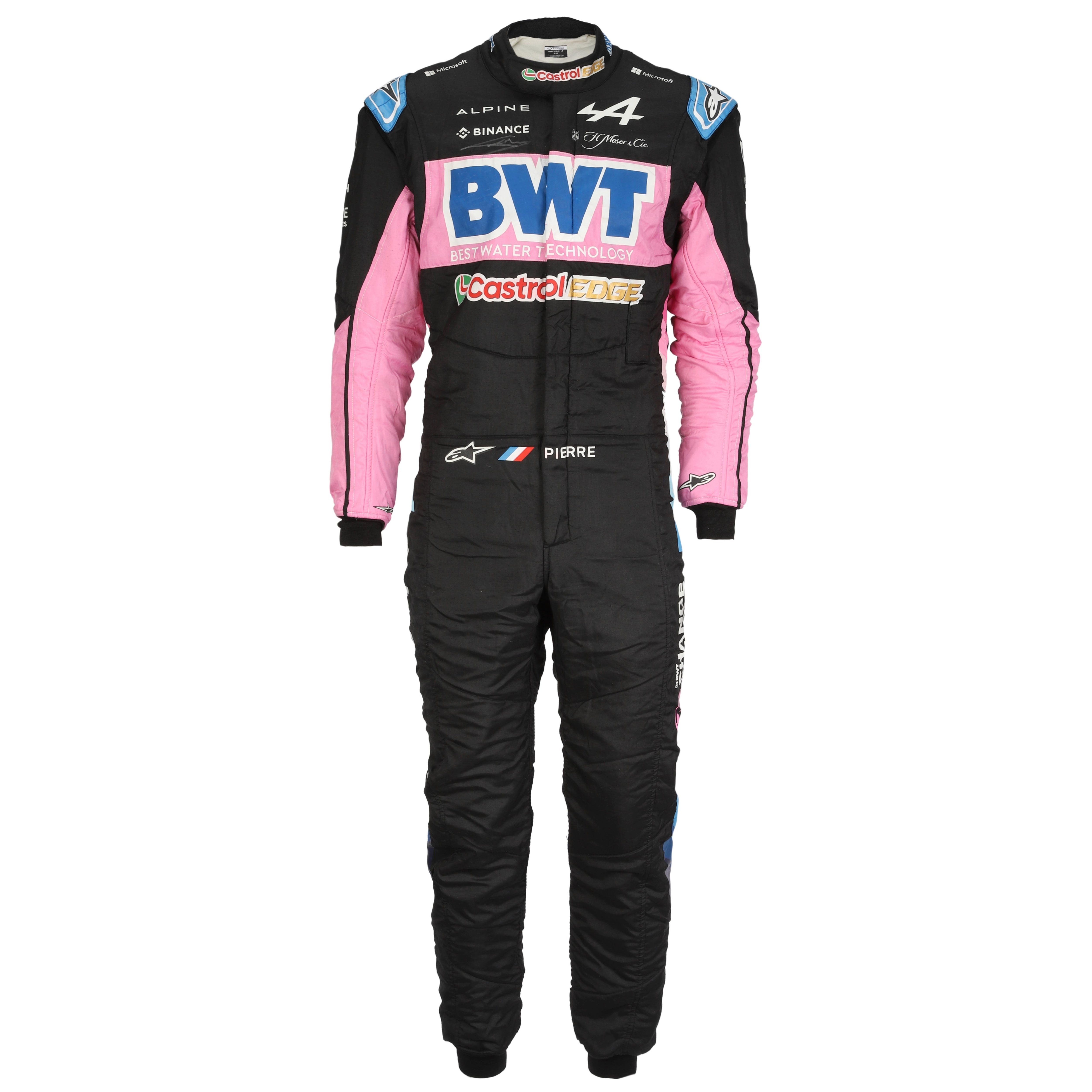 Pierre Gasly 2024 Signed Race Worn Suit Singapore GP