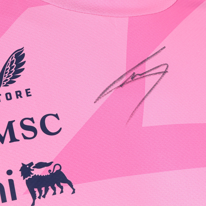 Pierre Gasly Signed 2025 BWT Alpine Formula One Team Official Driver T-Shirt