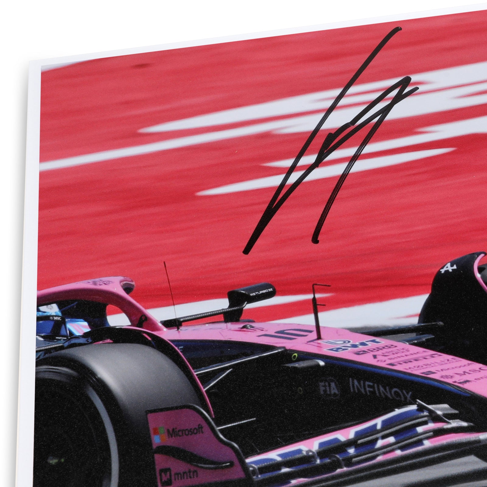 Pierre Gasly 2025 Signed Print - Spanish GP