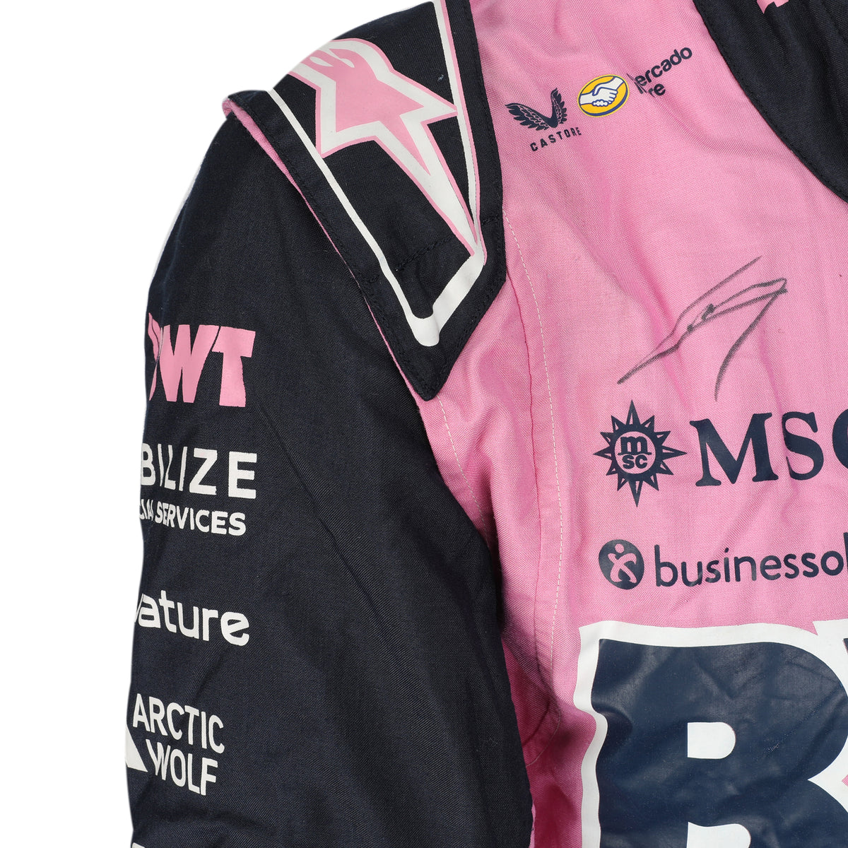 The Austin Auction LOT 076 - Pierre Gasly Signed 2026 Grand Prix Used BWT Alpine F1 Team Race Suit - AX00430084 - Austria GP