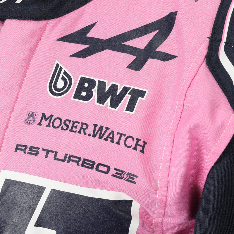 BWT Alpine F1 Team Pierre Gasly signed 2026 testing worn race suit Nomex collector item