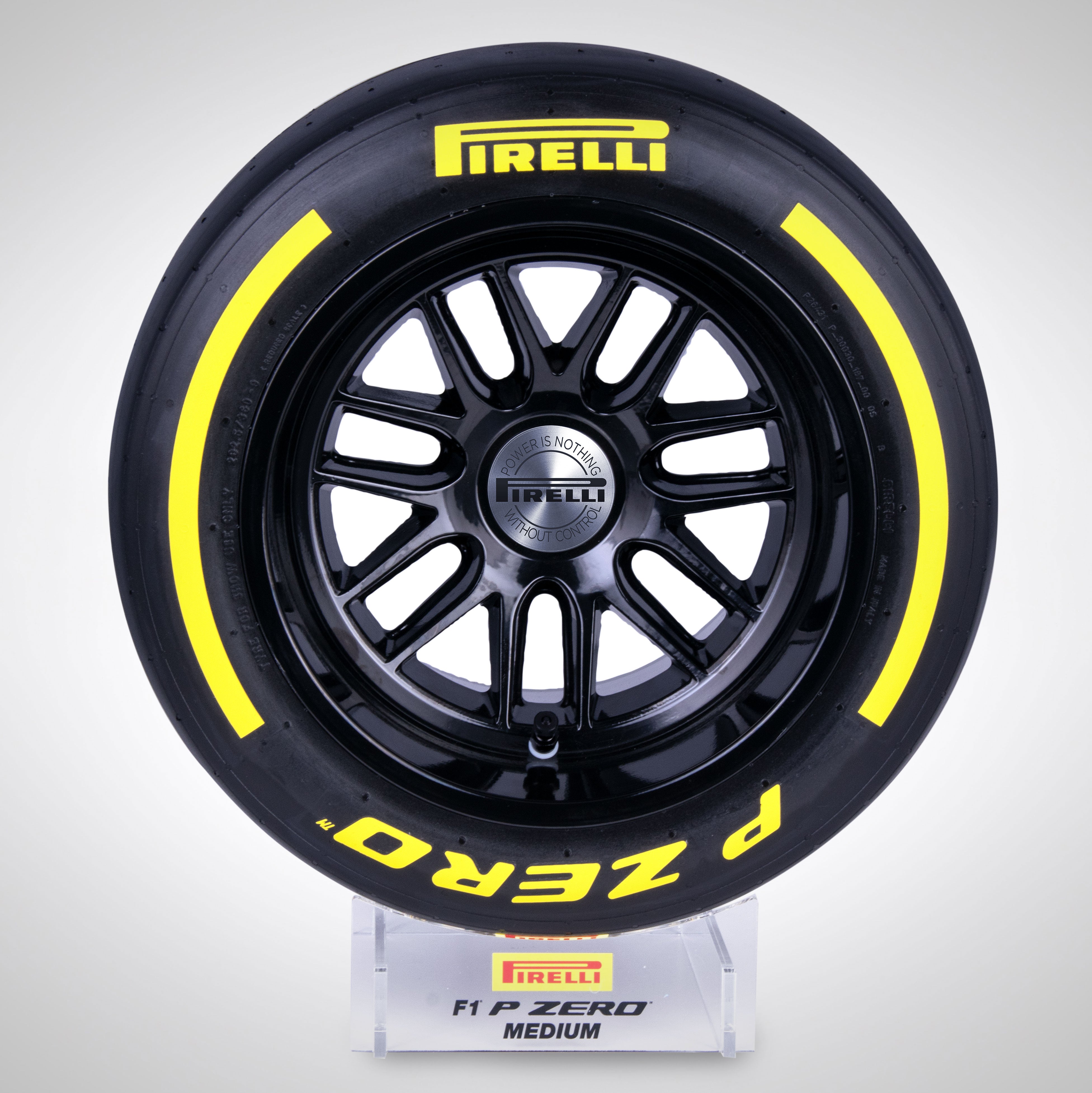 Pirelli Wind Tunnel Tyre - Yellow Medium Compound